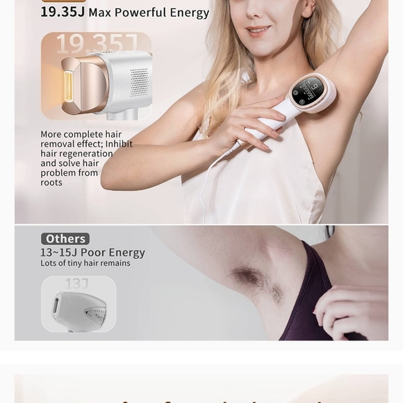 AOPVUI IPL Cooling Hair Removal Device Hair Removal At Home: Hair Removal - Picture 5 of 5